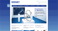 Desktop Screenshot of ernst.de